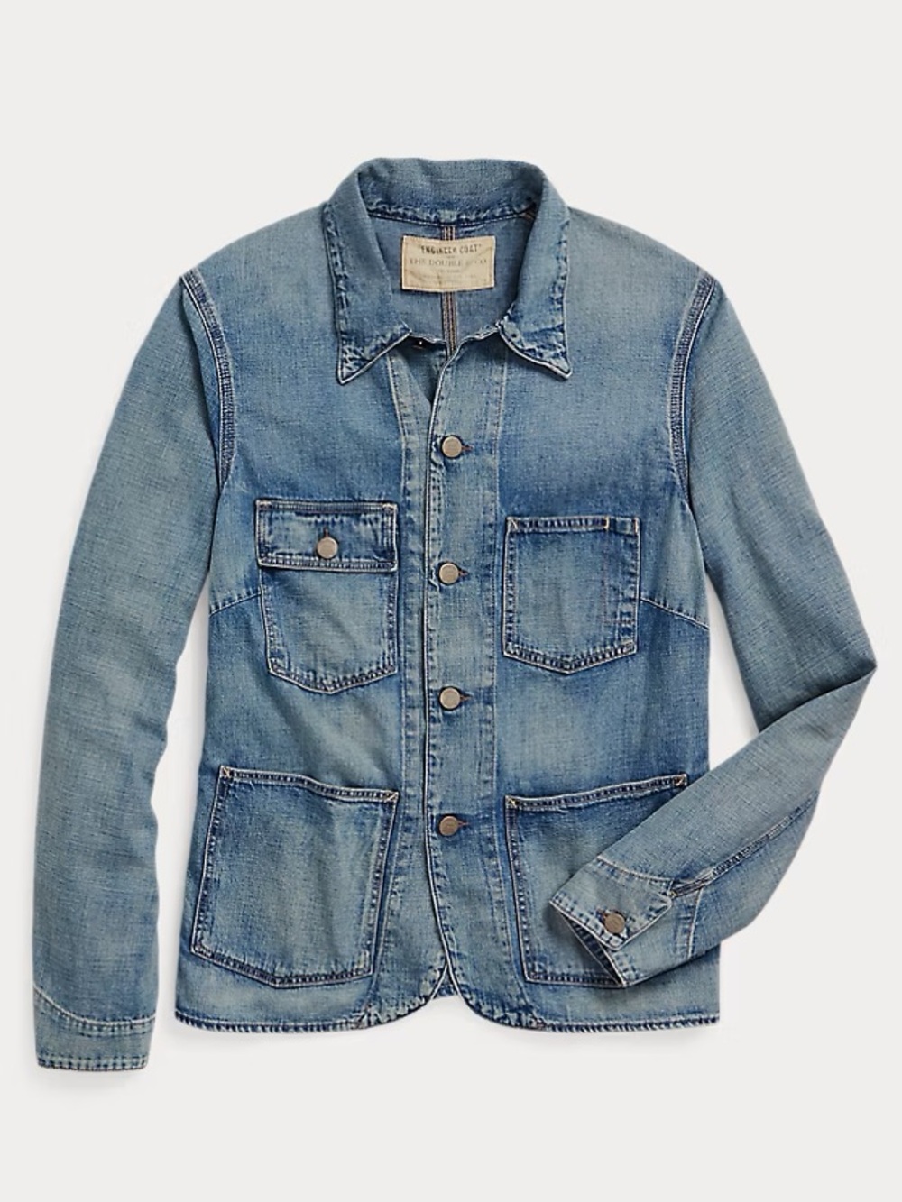 RRL Cotton-Linen Denim Work Jacket